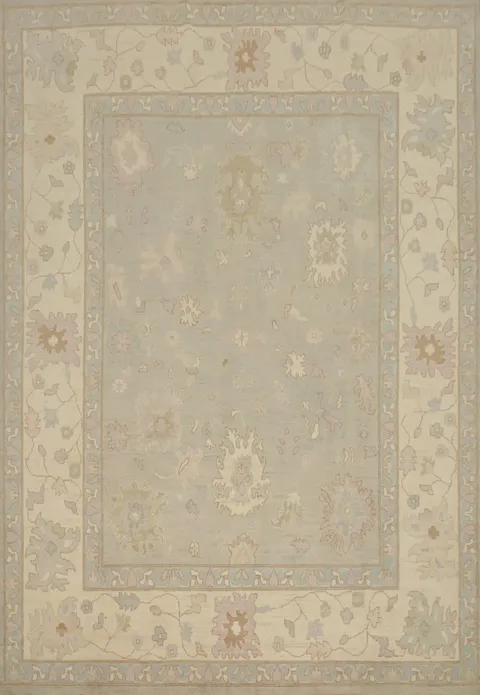 Handmade Wool Oushak Vegetable Dye Area Rug 8x10