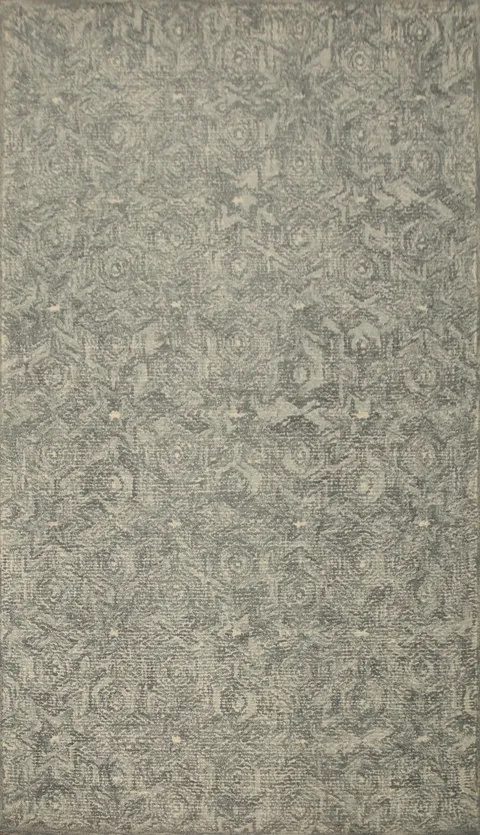 Luxurious Abstract Area Rug 5x8 with Subtle Geometric Intricacies
