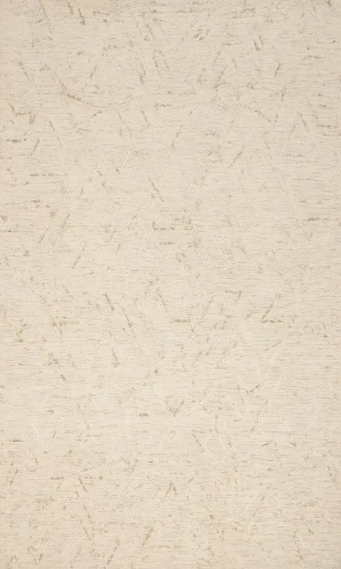 Elegant Minimalist Abstract Area Rug 5x8 with Subtle Textured Design