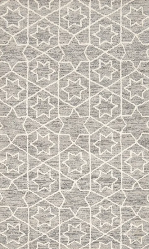 Handmade Wool Trellis Oriental Area Rug 5x8