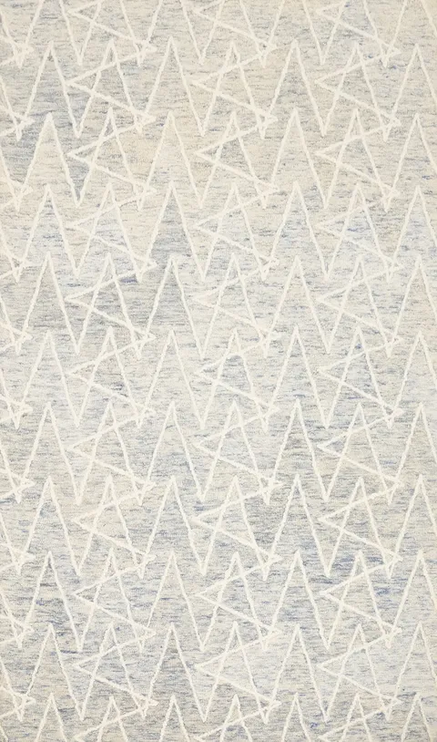 Chic Geometric Zigzag Pattern Modern Area Rug 5x8