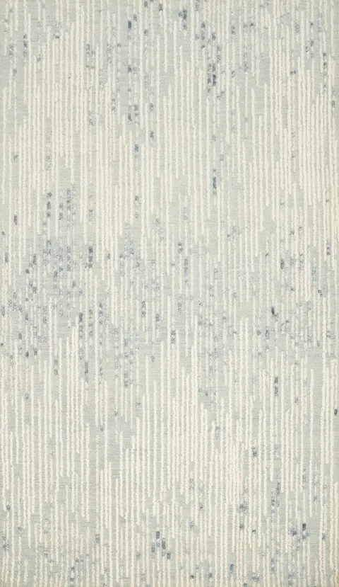 Elegant Linear Modern Area Rug 5x8 in Soft Neutral Colors