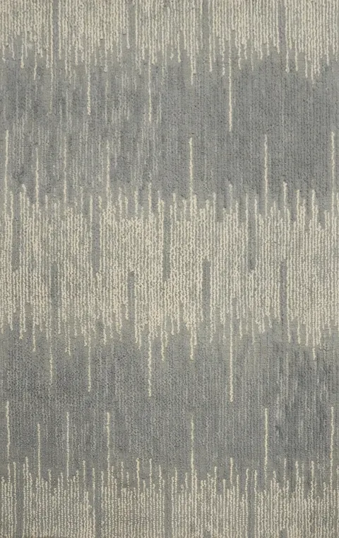 Gray and Beige Abstract Rug 5x7 for Modern Home Decor