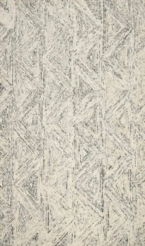 Sophisticated High-Quality Neutral Tone Abstract Area Rug 5x8