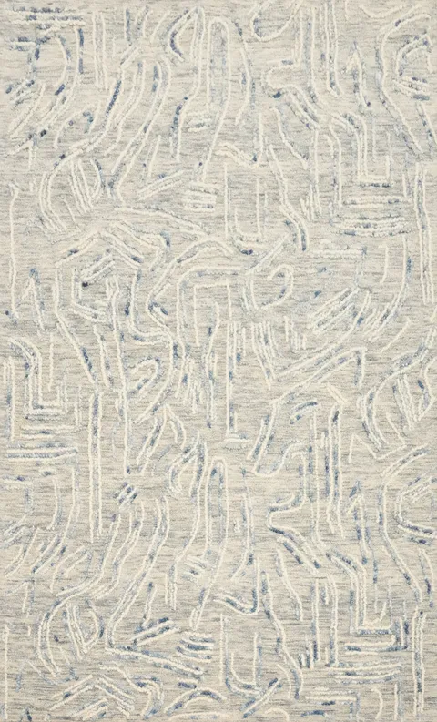 Contemporary Abstract Oriental Area Rug 5x8 for Modern Interiors