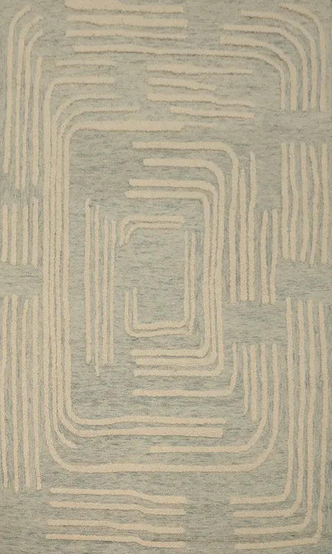 Modern Area Rug 5x8 Featuring Intricate Geometric Designs