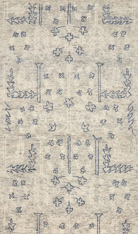 Elegant Hand Tufted Wool Oriental Area Rug 5x8