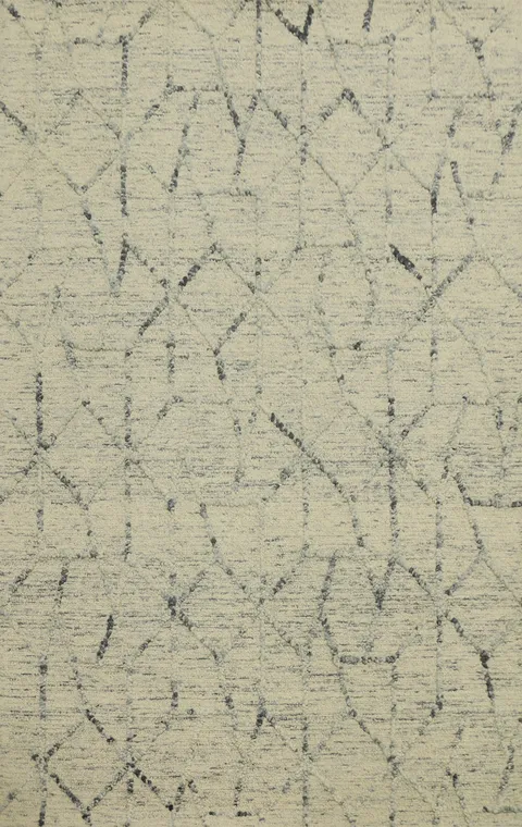 Modern Hand Tufted Abstract Rug 5x7 with Subtle Artistic Touches