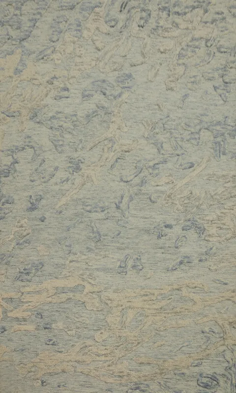 Serene Swirls Artistic Tufted Abstract Area Rug 5x8