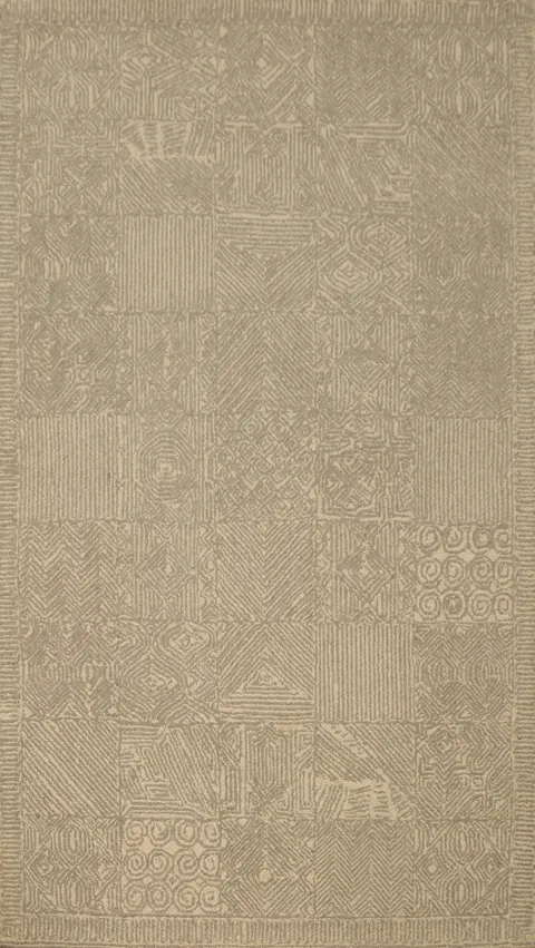 Intricate Textured Design Abstract Area Rug 5x8 for Modern Interiors