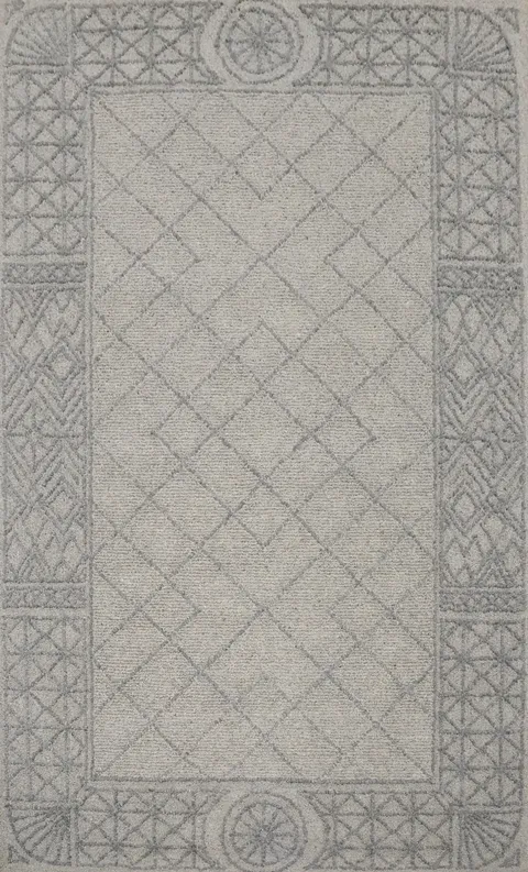 Add Charm with This Elegant Geometric Modern Area Rug 5x8