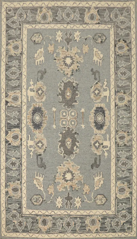 Hand Tufted Wool Oushak Oriental Area Rug 5x8