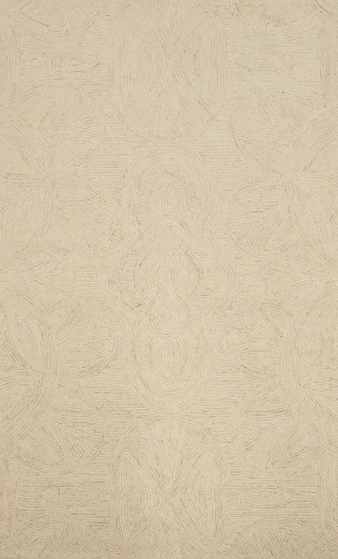 Neutral Toned Abstract Area Rug 5x8 Ideal for Modern Living Spaces