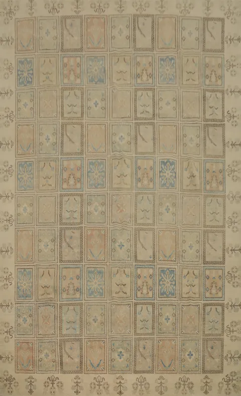 Vegetable Dye Kazak Oriental Large Rug 10x14