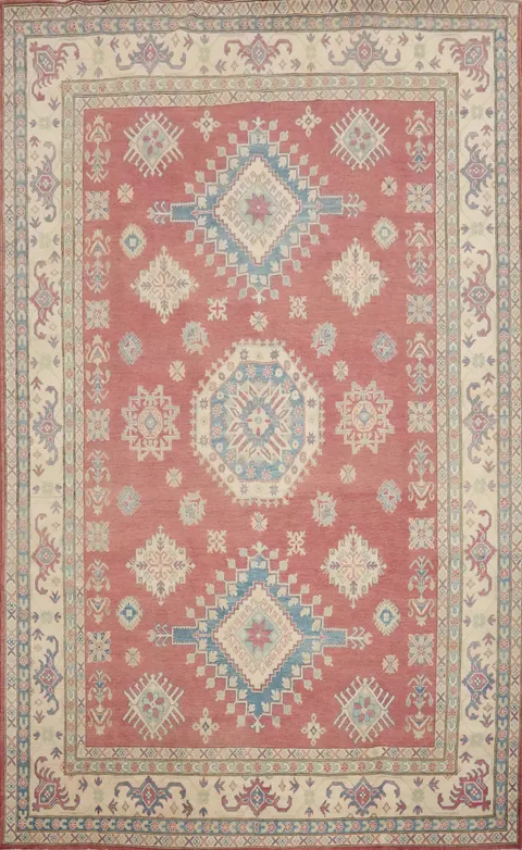Handmade Kazak Vegetable Dye Area Rug 8x12