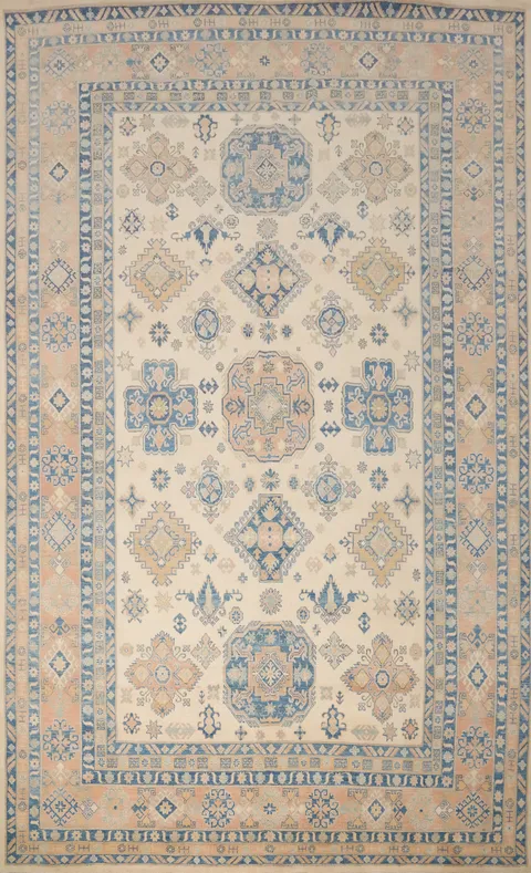 Vegetable Dye Kazak Handmade Large Rug 10x14