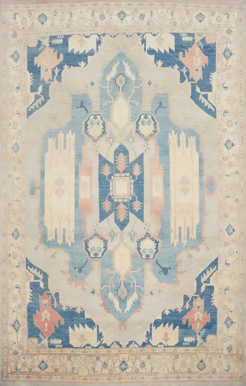 Vegetable Dye Kazak Oriental Area Rug 9x12
