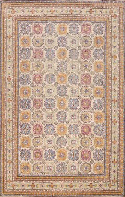Vegetable Dye Kazak Oriental Large Rug 13x19