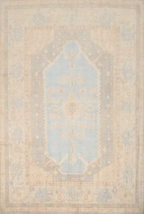 Vegetable Dye Oushak Oriental Area Rug 8x10