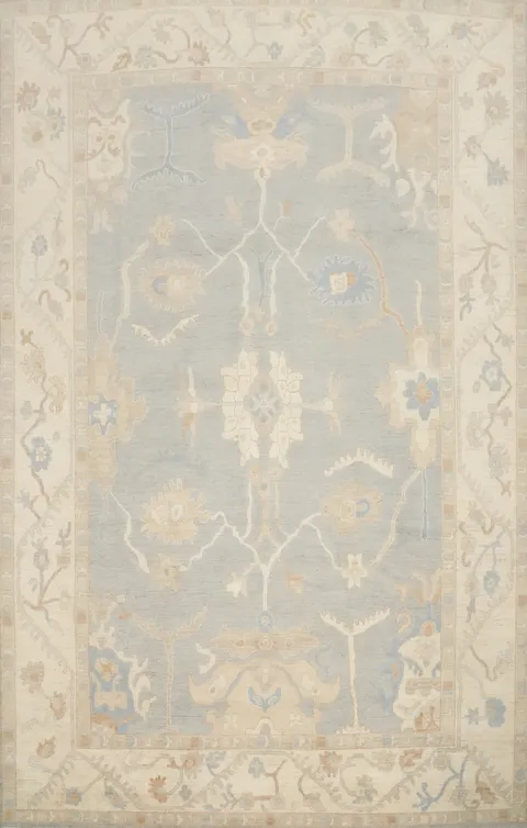 Vegetable Dye Oushak Oriental Area Rug 9x12