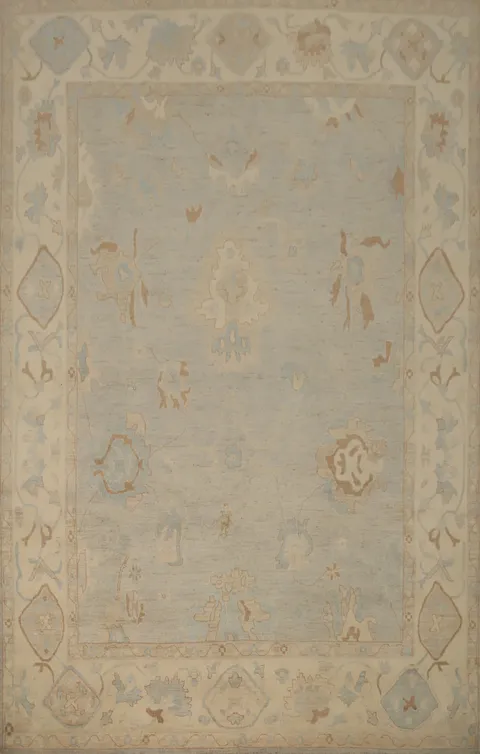 Vegetable Dye Oushak Oriental Area Rug 9x12