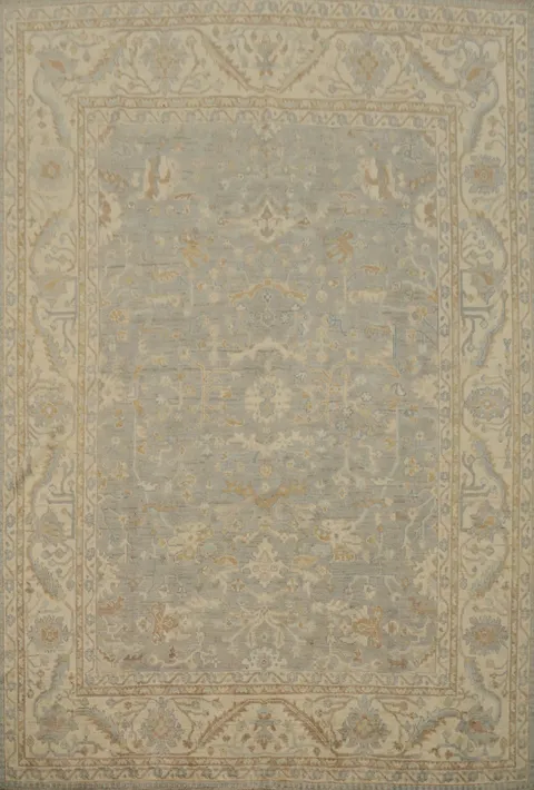Vegetable Dye Oushak Handmade Area Rug 8x10