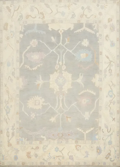 Vegetable Dye Oushak Handmade Area Rug 8x10