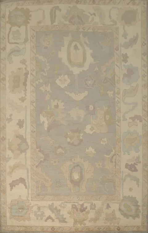 Vegetable Dye Oushak Oriental Large Rug 10x14