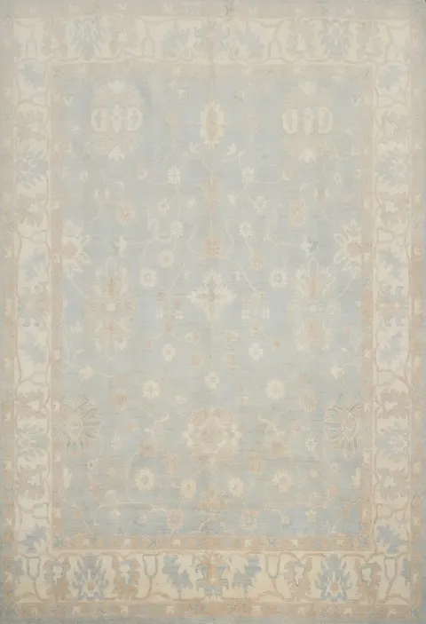 Vegetable Dye Oushak Handmade Area Rug 8x10