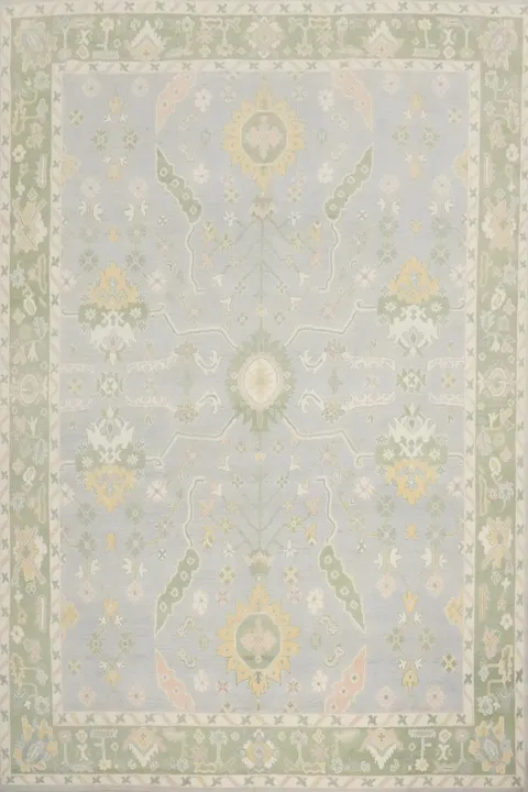 Elegant Pastel Tones in a Timeless Traditional Area Rug 9x12