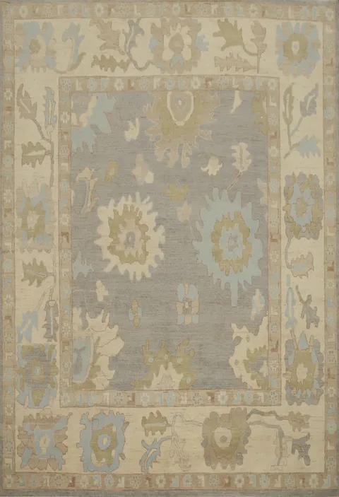 Vegetable Dye Oushak Oriental Area Rug 8x10