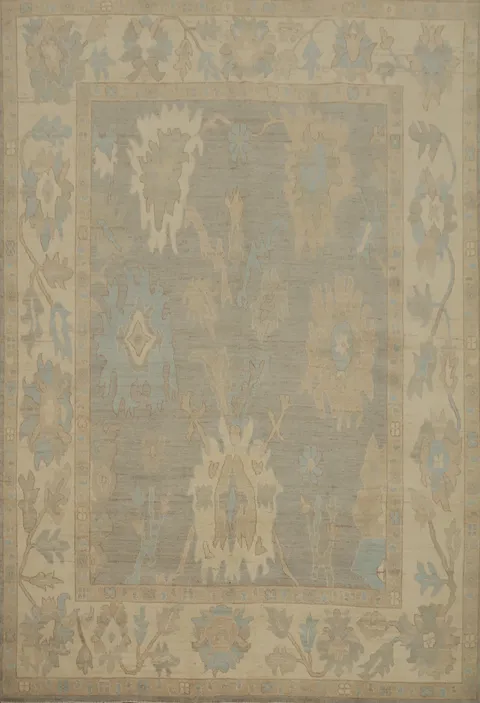 Vegetable Dye Oushak Oriental Area Rug 8x10