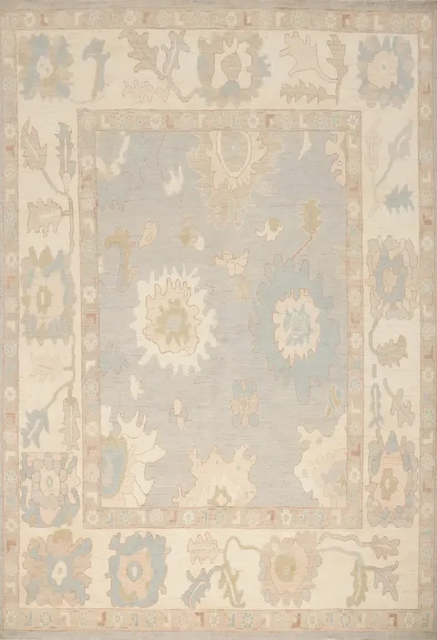 Vegetable Dye Oushak Handmade Area Rug 8x10