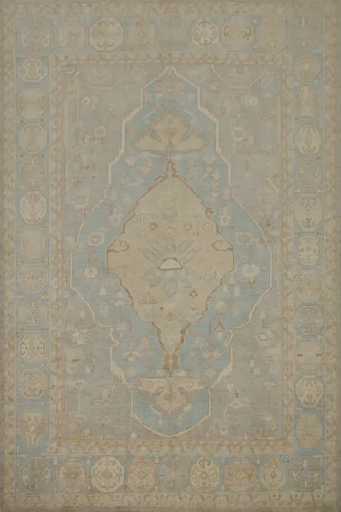 Vegetable Dye Oushak Oriental Area Rug 8x10