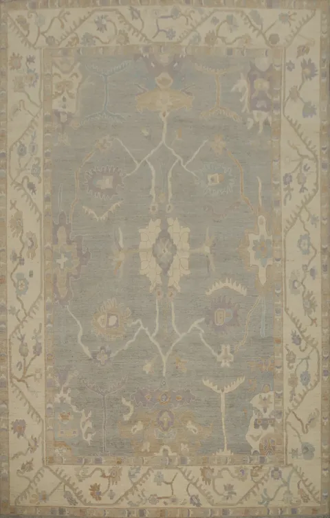 Elegant Classic Carpet with Intricate Border Design 9x12