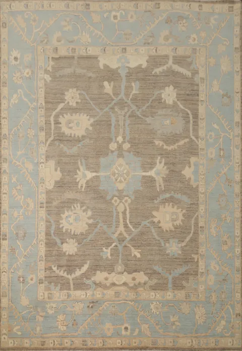 Handmade Oushak Vegetable Dye Area Rug 8x10