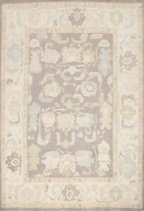 Vegetable Dye Oushak Handmade Area Rug 8x10