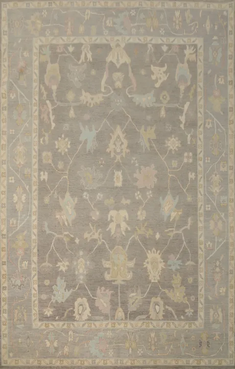 Vegetable Dye Oushak Oriental Area Rug 9x12