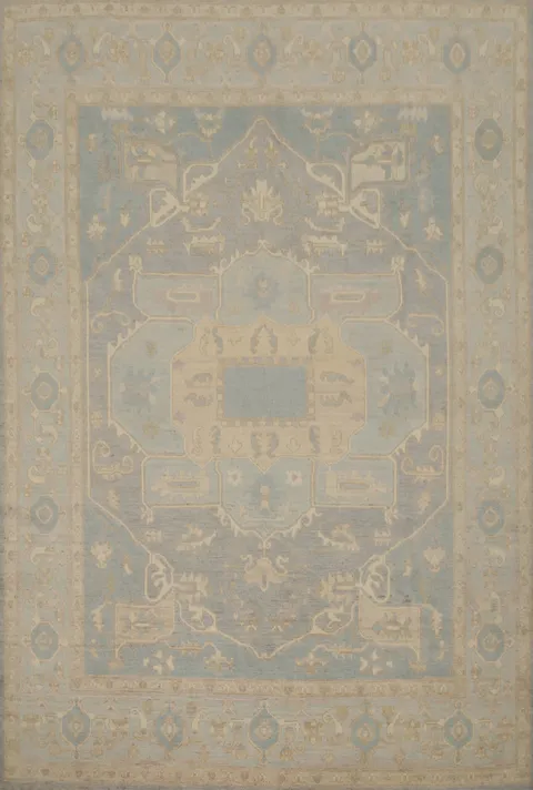 Vegetable Dye Oushak Oriental Area Rug 8x10