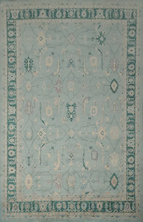 Vegetable Dye Ziegler Oriental Large Rug 10x14