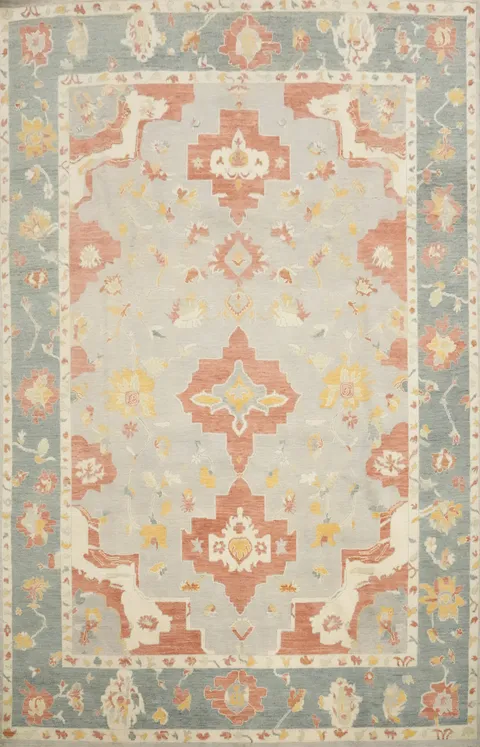 Handmade Oushak Vegetable Dye Area Rug 10x13