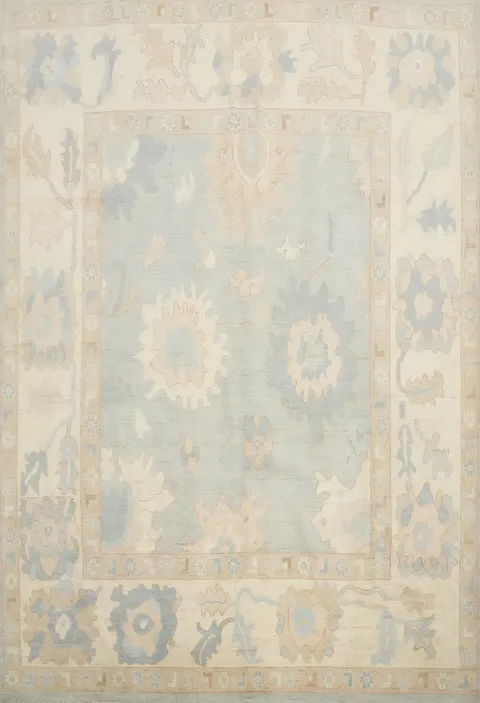 Vegetable Dye Oushak Handmade Area Rug 8x10