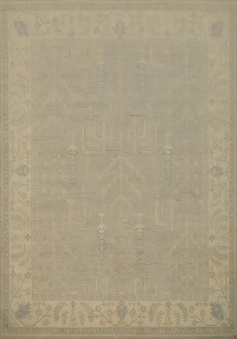 Vegetable Dye Oushak Handmade Area Rug 8x10
