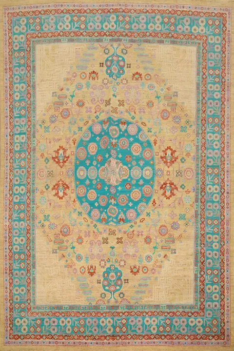 Vegetable Dye Ziegler Handmade Area Rug 8x10