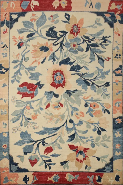 Vegetable Dye Oushak Oriental Area Rug 8x10