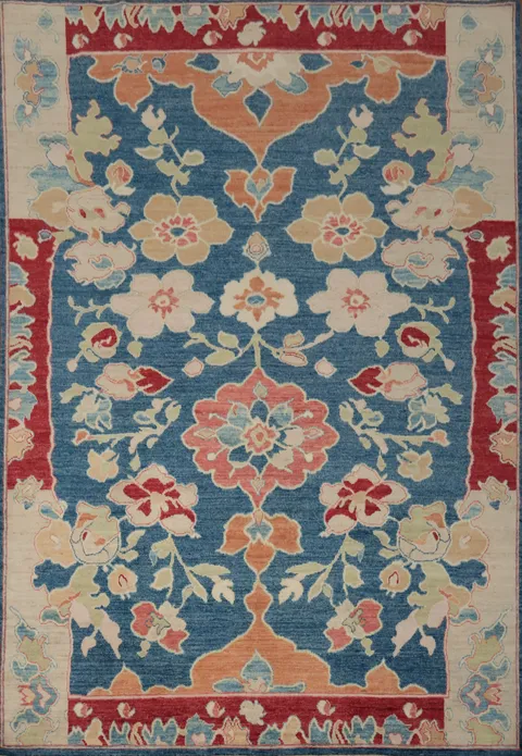 Vegetable Dye Oushak Oriental Area Rug 8x10
