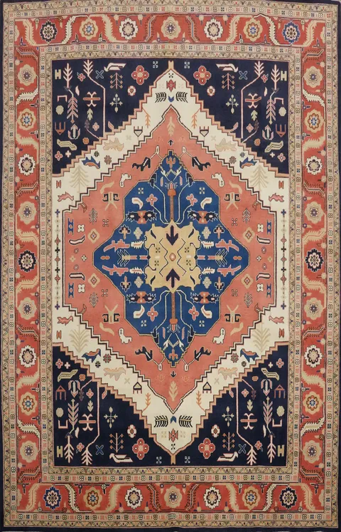 Vegetable Dye Ziegler Large Area Rug 9x12