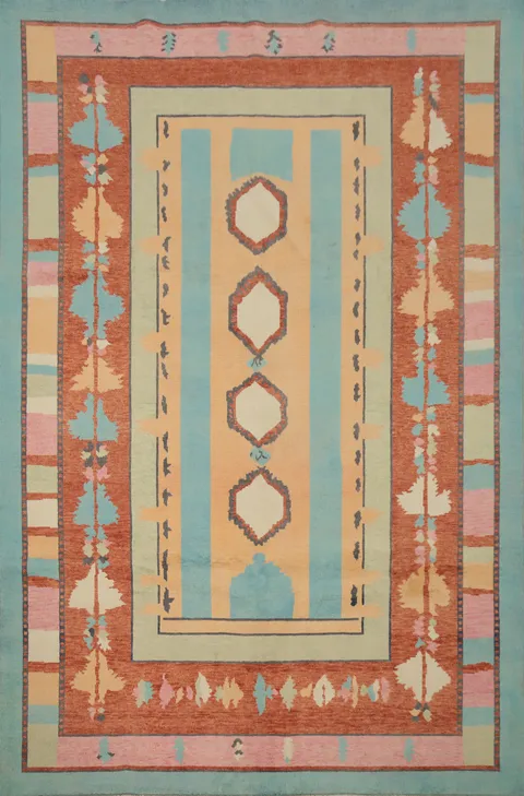 Vegetable Dye Gabbeh Persian Area Rug 6x9