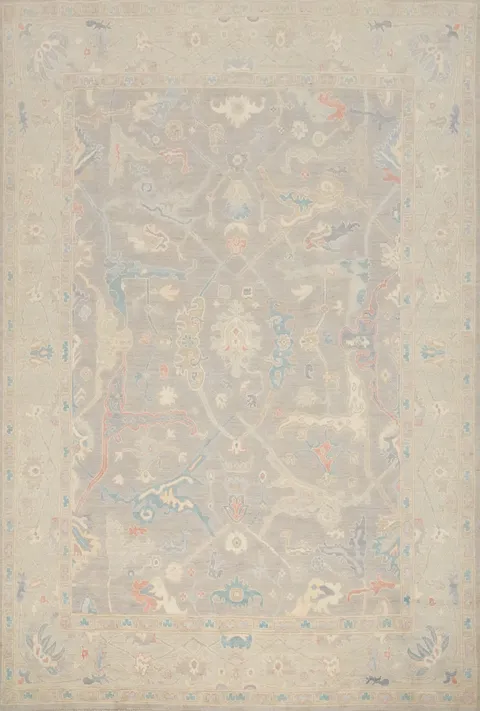 Vegetable Dye Oushak Oriental Area Rug 8x10