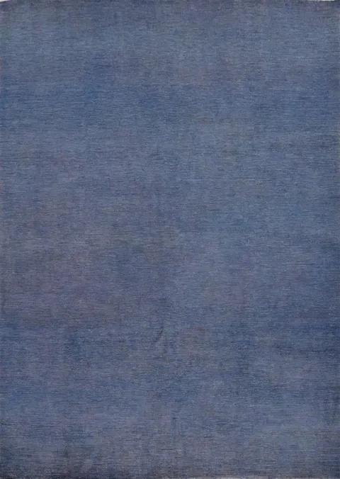 Vegetable Dye Blue Gabbeh Persian Area Rug 8x10